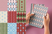 Vector Christmas Graphics & Patterns, a Pattern Graphic by venimo (Thumbnail 5 of 12)
