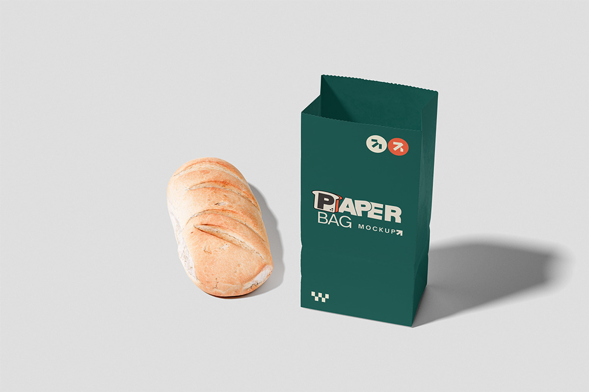 Paper Bag Mockup, a Packaging Mockup by HanaSaka_Studio (Photo 5 of 5)