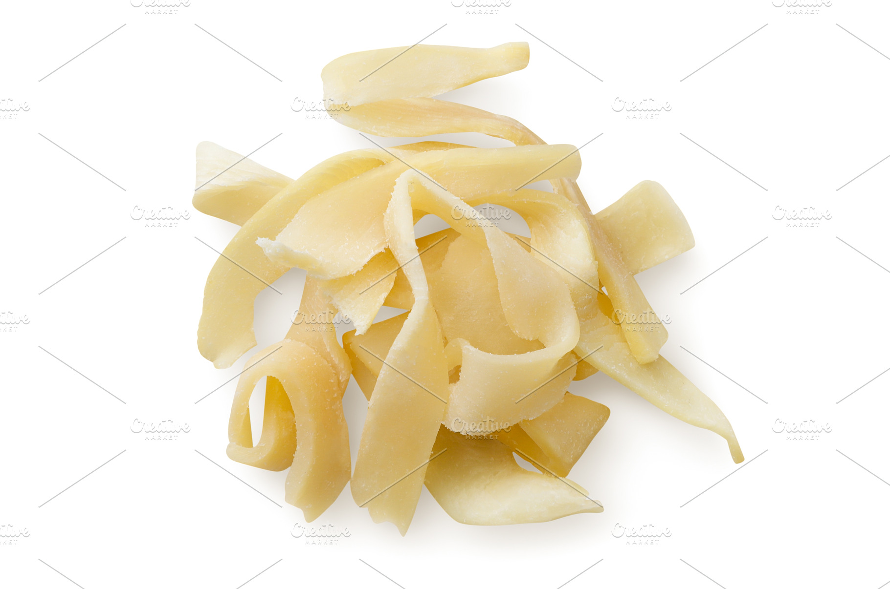 Pile of dried squid pieces close-up, a Food & Drink Photo by innakreativ