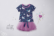 Magic unicorns. Pattern design., a Pattern Graphic by MagicForestory (Thumbnail 3 of 5)