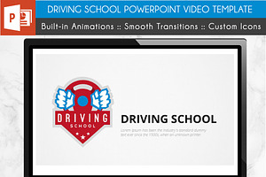 Driving School Power Point Template