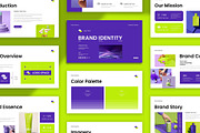 brand identity Presentation Template, a Presentation Template by Pradaxa (Thumbnail 3 of 6)
