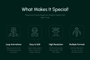 Animated Alien and Sci Fi Icon Set, an Outline Icon by Prosymbols (Thumbnail 2 of 4)