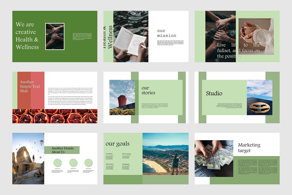 Health & Wellness - POWER POINT, a Presentation Template by Fortyone (Photo 3 of 5)