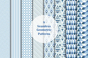8 Seamless Geometric Vector Patterns, a Pattern Graphic by Alonka's Illustrations (Thumbnail 1 of 4)