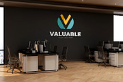 PSD Logo Mockup in Modern Office, a Product Mockup by Ayy (Thumbnail 16 of 24)