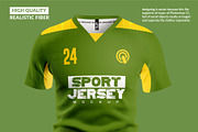 Football Kit T-Shirt Mockup, a Shirt Mockup by image touch (Thumbnail 2 of 5)