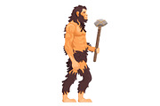 Prehistoric caveman character, a Person Illustration by Yayasya (Thumbnail 1 of 3)