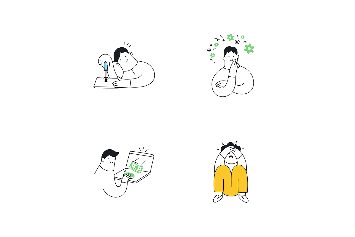 42 Minimal Business Illustrations, an Illustration by BadBrother (Photo 13 of 17)