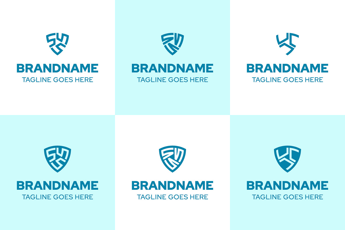 Letters SSS UUU Shield Logo Set, a Branding & Logo Template by Pray Art Design Studio (Photo 1 of 2)