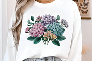 Watercolor spring flowers clipart, an Illustration by SinaCreation (Thumbnail 3 of 7)