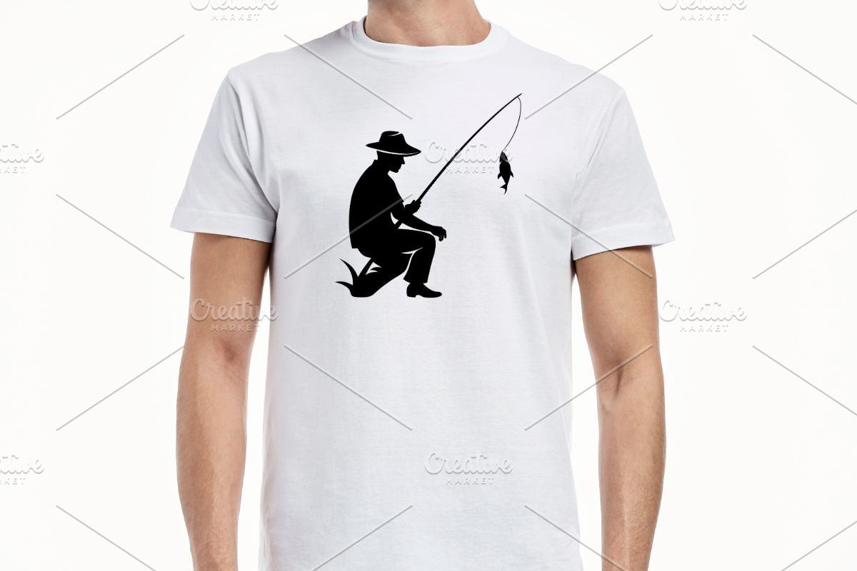 Fishing Silhouette SVG, an Object Illustration by newminddesign (Photo 6 of 10)