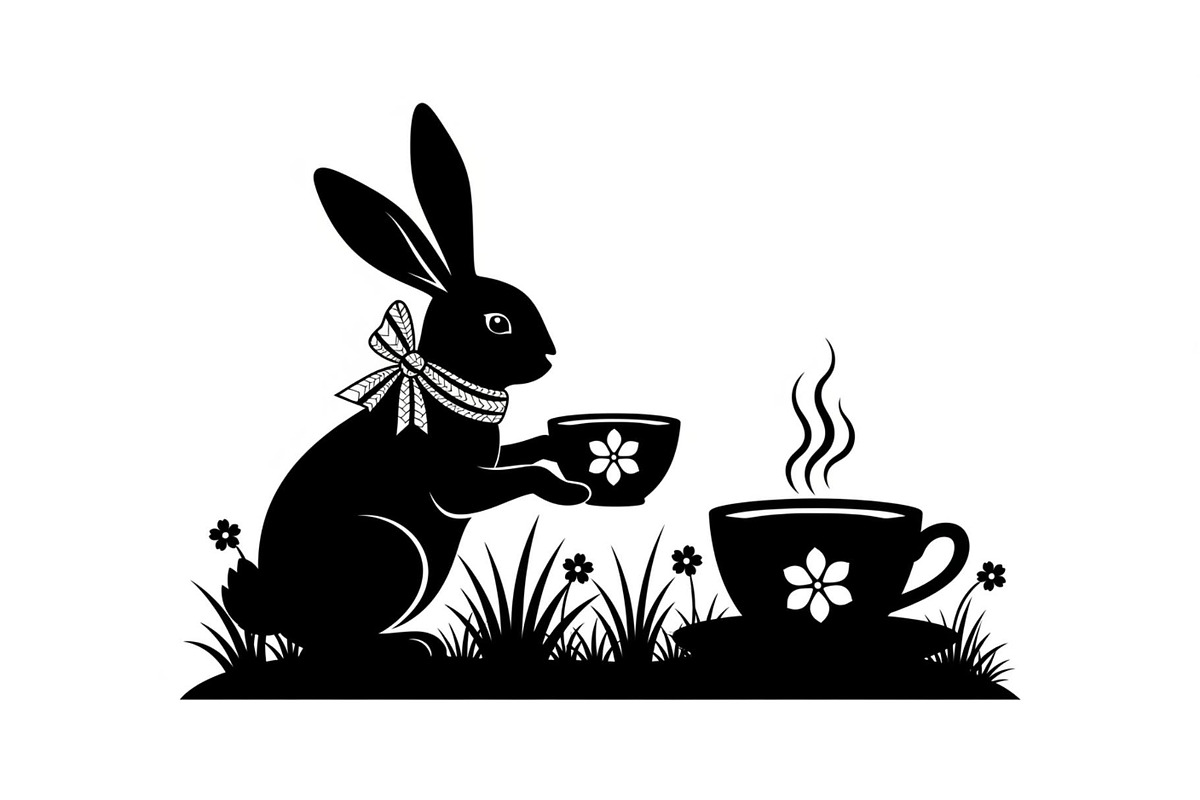 Garden Bunny Silhouette Bundle, an Illustration by jahid234 (Photo 30 of 48)