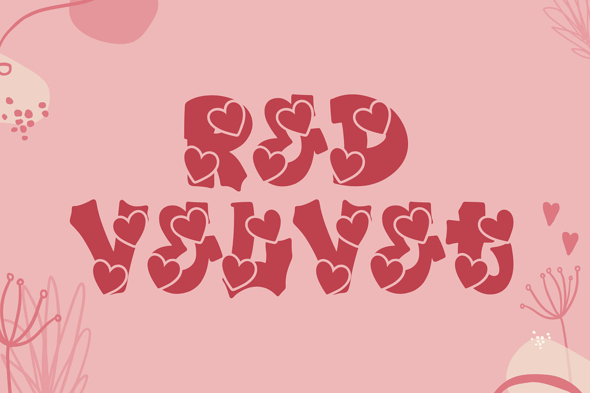 Plump Valentine, a Serif Font by Dm Studio (Photo 2 of 10)