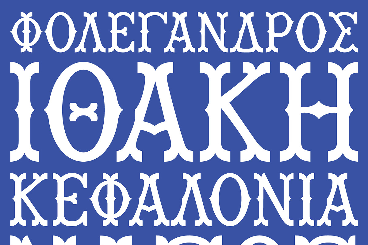 Wiley Decorative Latin & Greek Font, a Slab Serif Font by Molly Suber Thorpe (Photo 13 of 16)