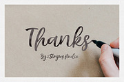 Moslia Handwritten Font, a Handwritten Font by Stripes Studio (Thumbnail 8 of 8)