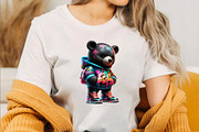 Streetwear Teddy Bear Black Sublimat, an Illustration by SVGArt (Thumbnail 3 of 8)