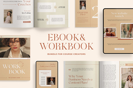 eBook and Workbook Bundle – Canva, a Magazine Template by Eesome Design Studio