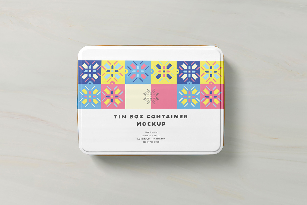 Tin Box Mockup, a Product Mockup by PixelVoyager (Photo 8 of 9)