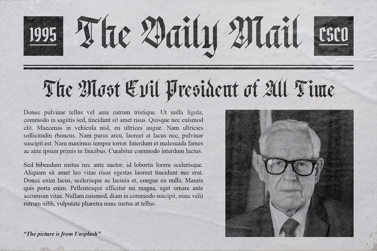 CS Marlone – Blackletter Font, a Blackletter Font by Craft Supply Co. (Photo 5 of 8)