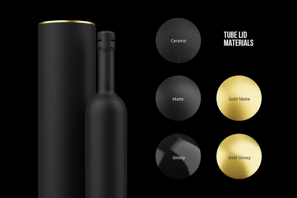 Ceramic Wine Bottle Mockup PRO, a Packaging Mockup by easymock (Photo 11 of 22)
