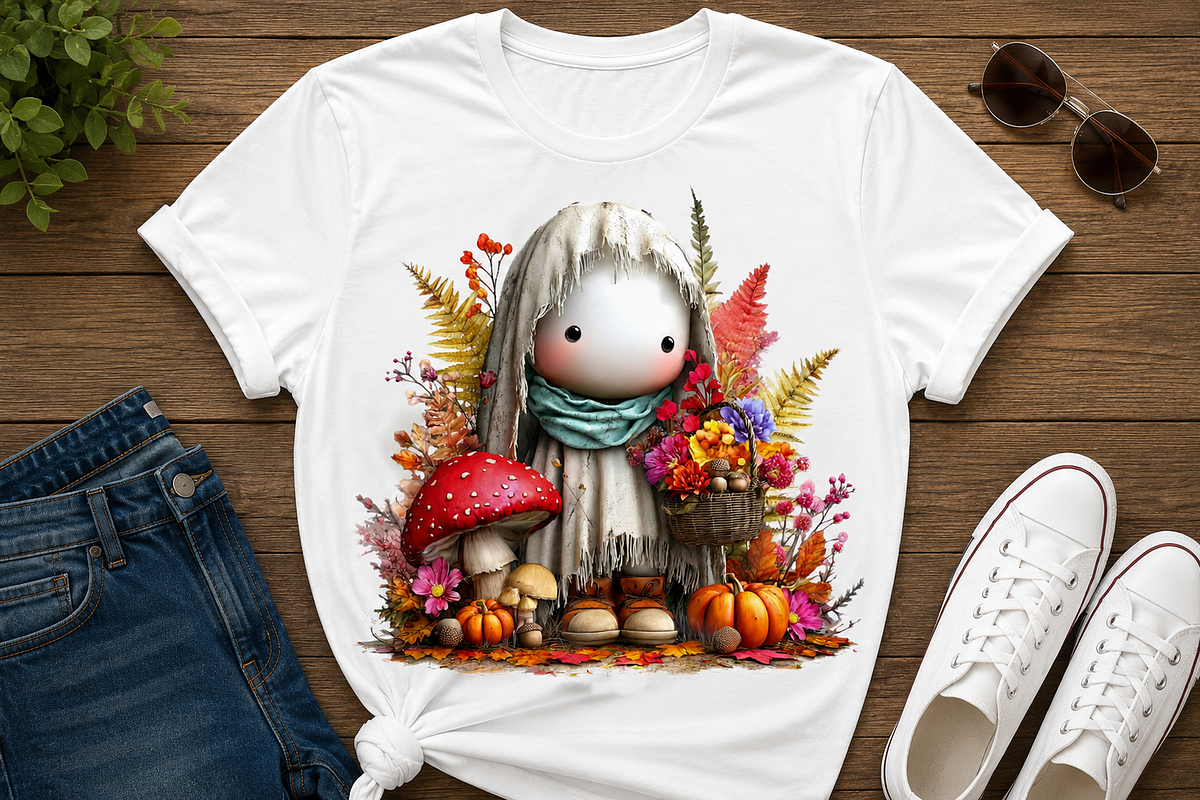 Cute Ghost Clipart Bundle, a Seasonal Illustration by CreationArt (Photo 7 of 7)