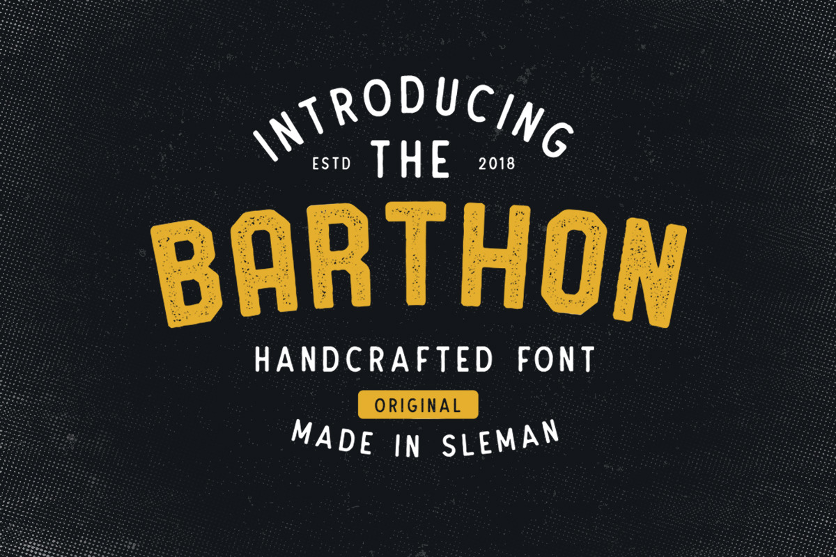 Barthon Typeface Combo (7Fonts)! preview 2