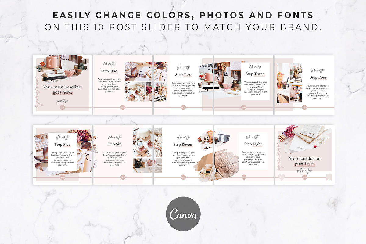Instagram Post Carousel | Canva, a Social Media Template by Thirty One ...