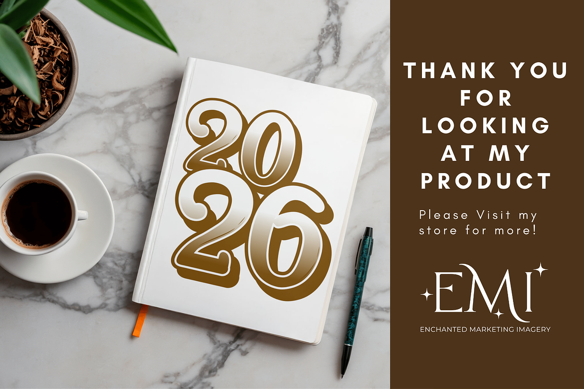 Boho New Year's Eve Clipart, an Illustration by NadiaTheronArt (Photo 5 of 5)