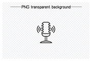 Microphone Device Icons Set, an Outline Icon by Designfour (Thumbnail 3 of 7)