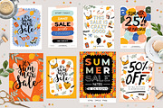 Summer Sale Posters, an Object Graphic by Ruslana Lubenets (Thumbnail 1 of 10)