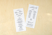 Neutral Front/Back 4x9 Program Card, a Print Template by ILLONA GRAPHICS (Thumbnail 4 of 5)