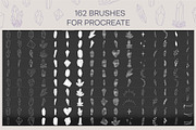 Crystals Stamp Brushes for Procreate, a Brush Add-On by NinaFedorova (Thumbnail 4 of 6)
