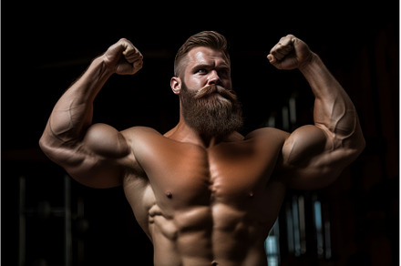Sculpted Man muscle gym training, a Sports & Recreation Photo by Ylivdesign