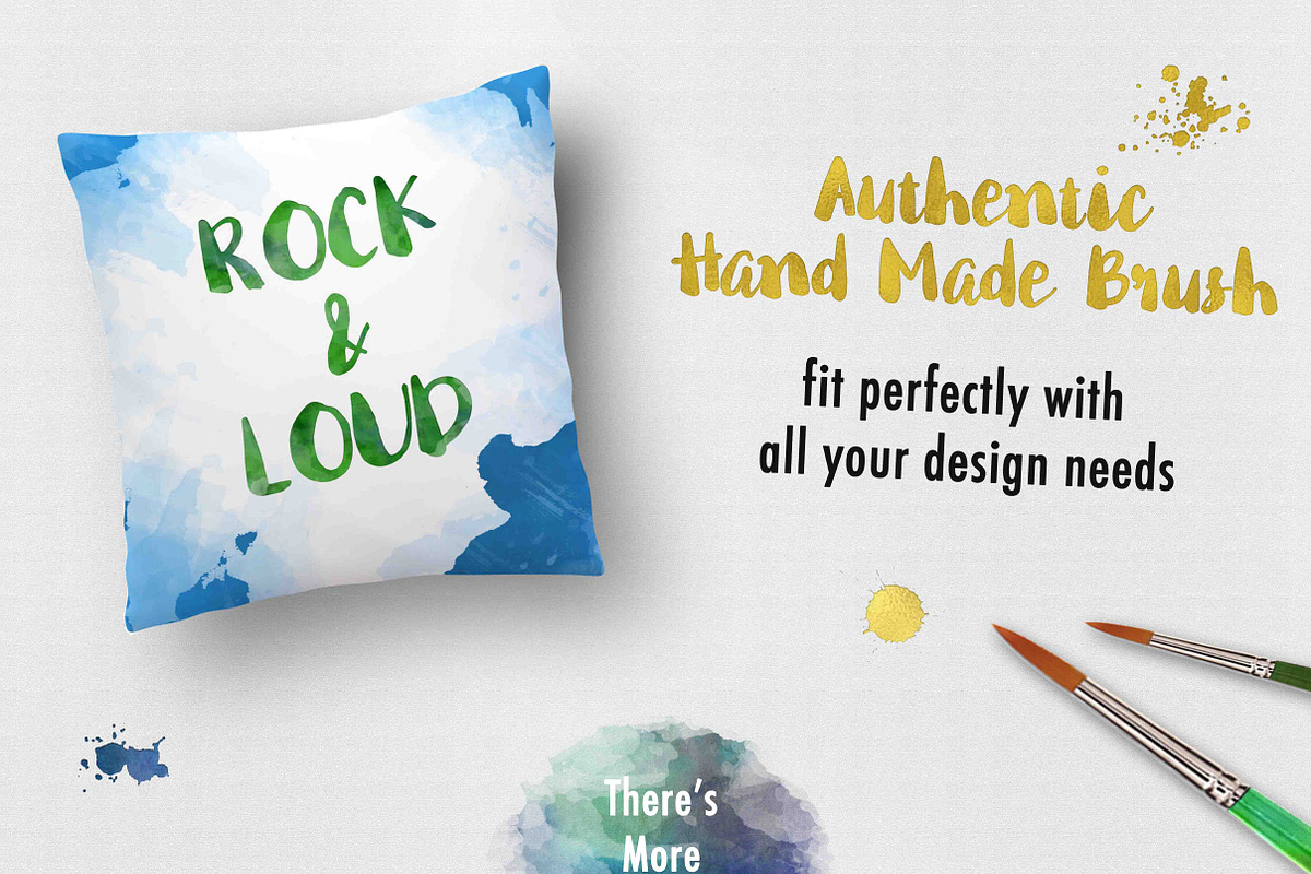 Begin Again Brush Typeface preview 2
