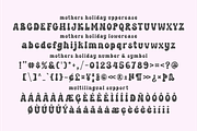 Mother's Holiday - Playful RetroFont, a Handwritten Font by Keithzo (Thumbnail 8 of 9)