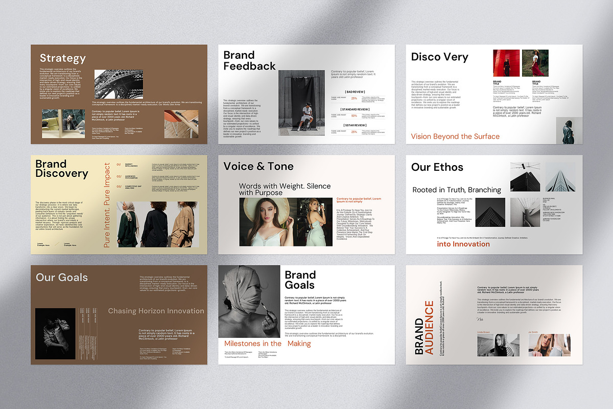 Brand Strategy Presentation Template, a Presentation Template by Slide_Genius1 (Photo 5 of 6)