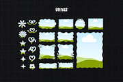 Dream Echo Canva Font Frames, a Design Template by Jozoor (Thumbnail 9 of 9)