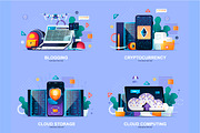 Flat Concepts Illustrations, a Finance Illustration by alexdndz (Thumbnail 3 of 10)