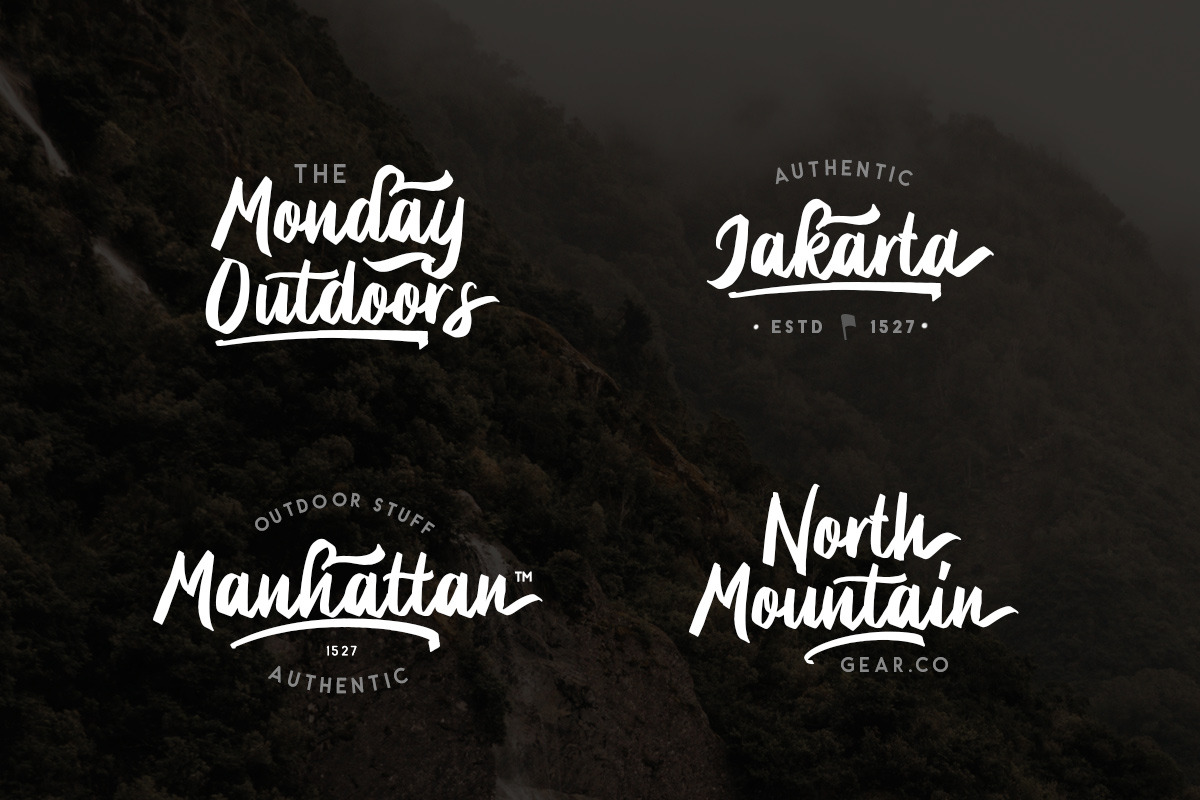 Briberra - Rough Bold Script preview 2