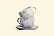 Ceramic Cups Tower mockup, a Product Mockup by McLittle Stock (Thumbnail 1 of 2)