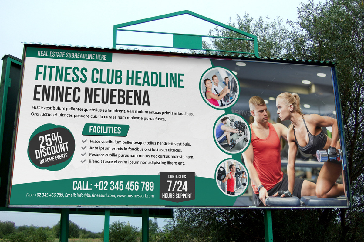 Billboard Signage Design, a Flyer Template by Miyaji75 (Photo 3 of 7)