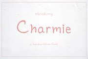 Charmie - a handwritten font, a Font by white supply (Thumbnail 1 of 2)