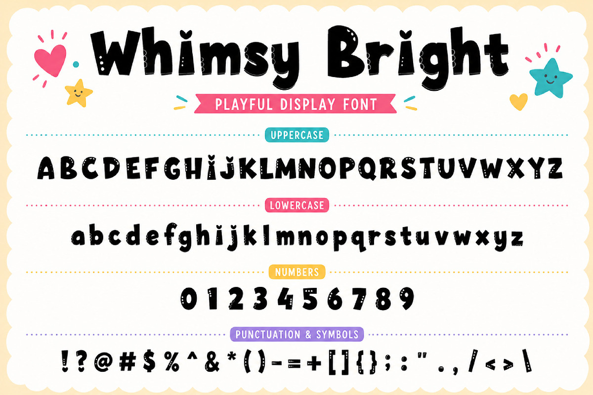 Whimsy Bright, a Slab Serif Font by Wow Magic (Photo 3 of 4)
