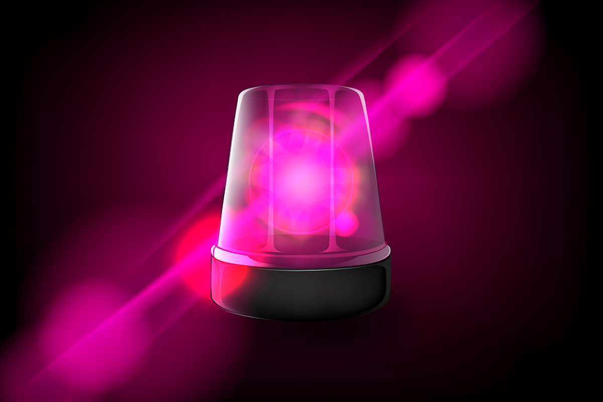 Police beacon set. Flashing siren, a Healthcare Illustration by George Rod (Photo 4 of 4)