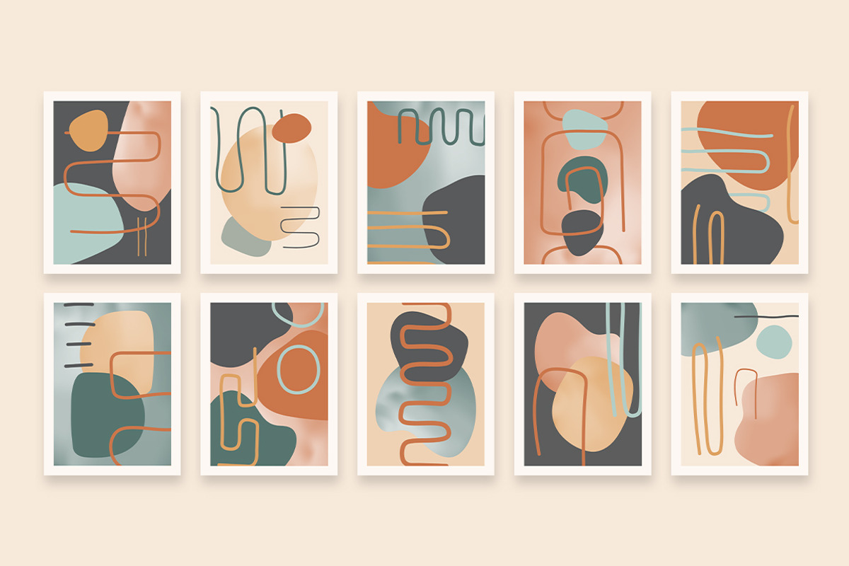 Ethereal - Organic Abstract Shapes, an Illustration by Eesome Design Studio (Photo 4 of 7)