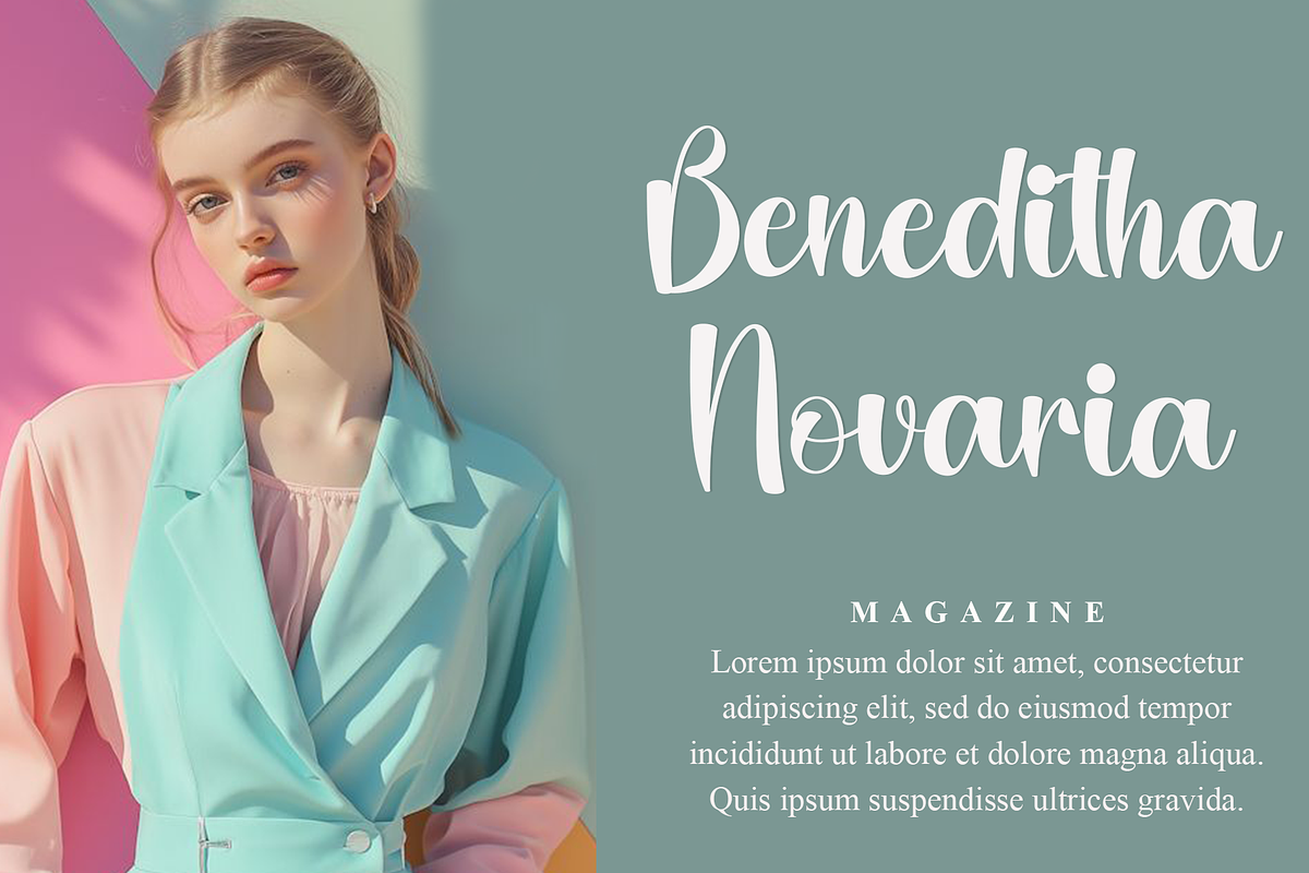 Angela in Wonderland, a Handwritten Font by InermediaSTUDIO (Photo 8 of 8)