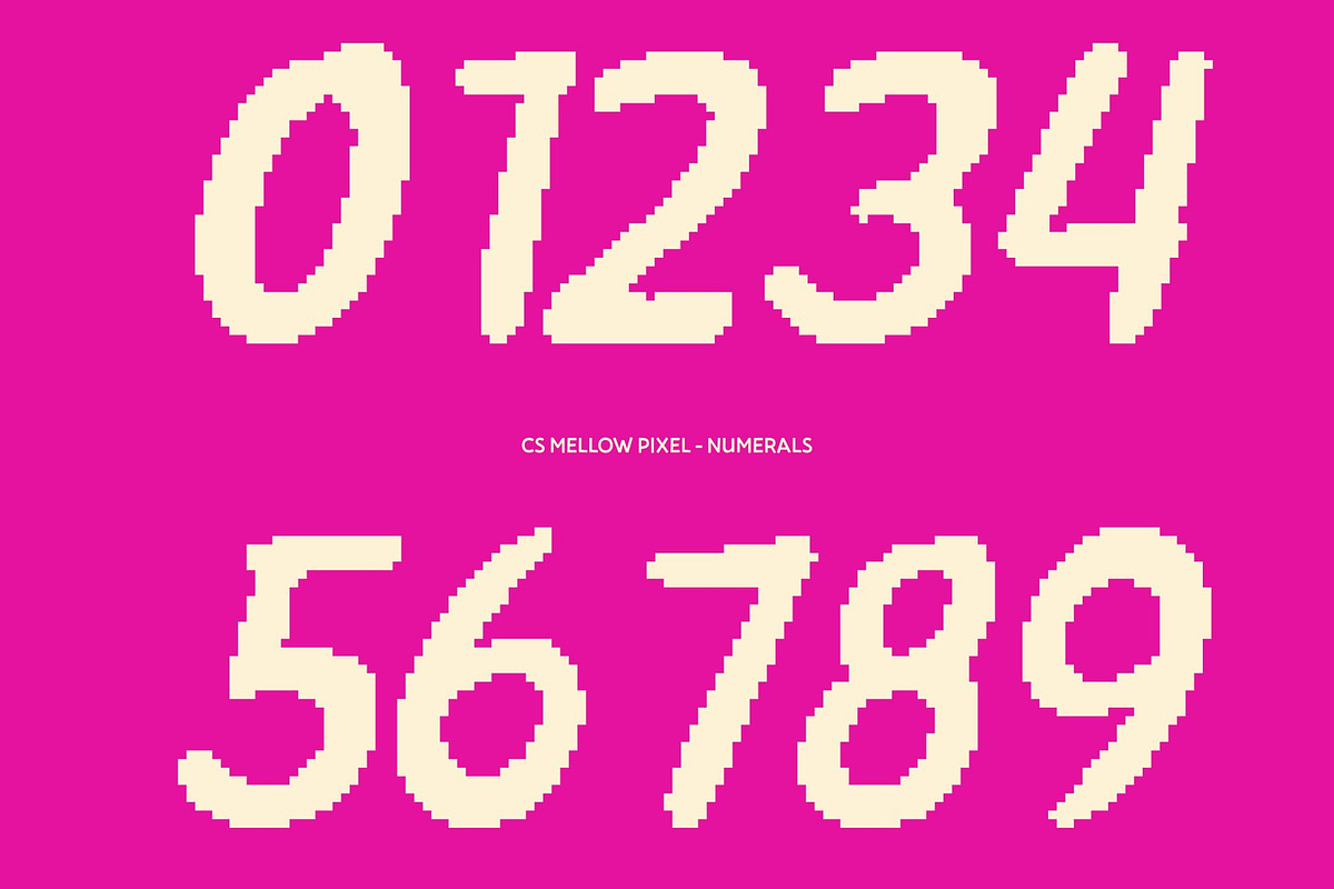 CS Mellow Pixel, a Handwritten Font by Craft Supply Co. (Photo 5 of 8)