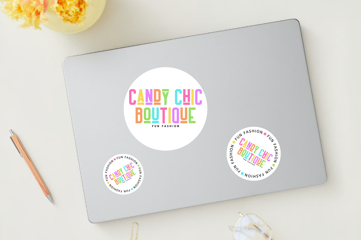 Cute & Colorful Logo Templates, a Branding & Logo Template by SunshineStudioBoutique (Photo 6 of 10)