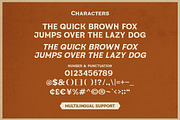 Silvano Western - Display Typeface, a Font by Letterhend Studio (Thumbnail 6 of 9)